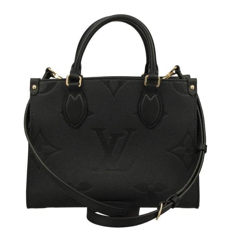 Louis Vuitton黒いハンドバッグ ルイヴィトン LOUIS VUITTON ハンドバッグ アンプラント オンザゴー PM