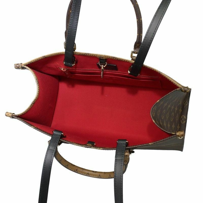 LOUIS VUITTON ルイヴィトンオンザゴーMM*** ルイヴィトン LOUIS VUITTON トートバッグ オンザゴーMM ブラウン