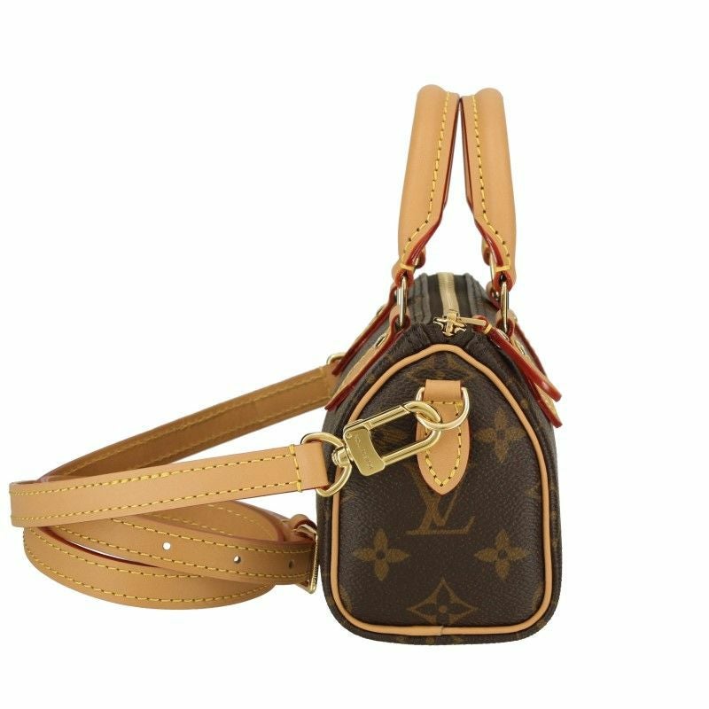 LOUIS VUITTON ルイヴィトン ショルダーバッグ モノグラム ナノ・スピーディ M81085