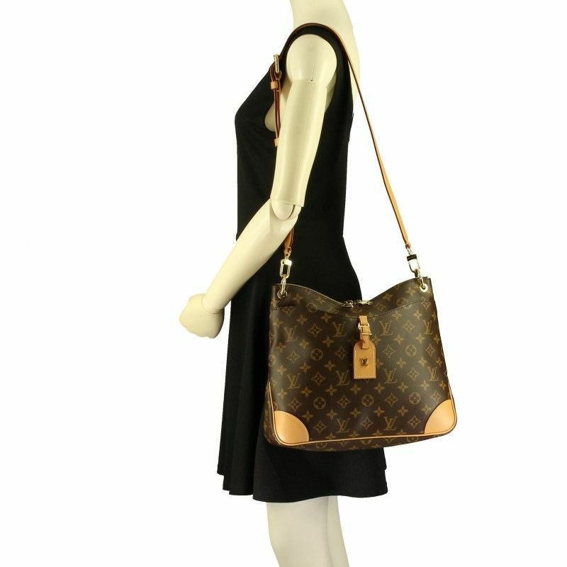 ルイヴィトン LOUIS VUITTON ショルダーバッグ モノグラム オデオン NM MM ナチュレル M45355