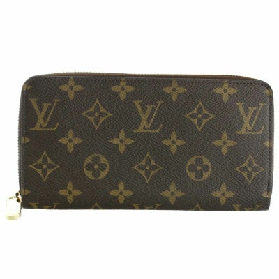 ルイヴィトン 長財布 モノグラム ジッピー・ウォレット ブラウン LOUIS 