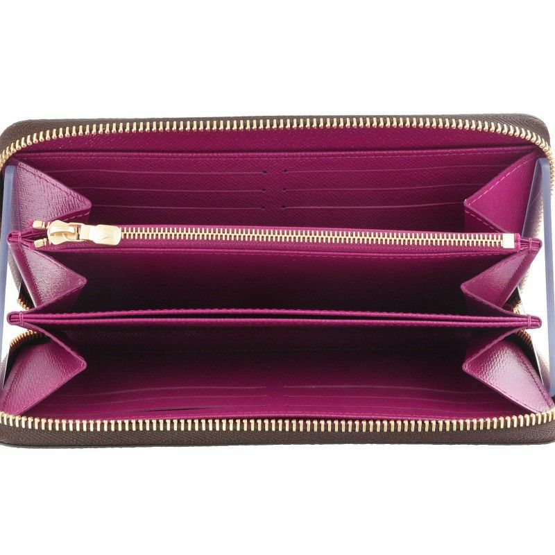 ルイヴィトン LOUIS VUITTON 長財布 M41895 モノグラム フューシャ ジッピー・ウォレット