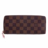 ルイヴィトン LOUIS VUITTON 長財布 ダミエ ポルトフォイユ・クレマンス ローズ・バレリーヌ N41626