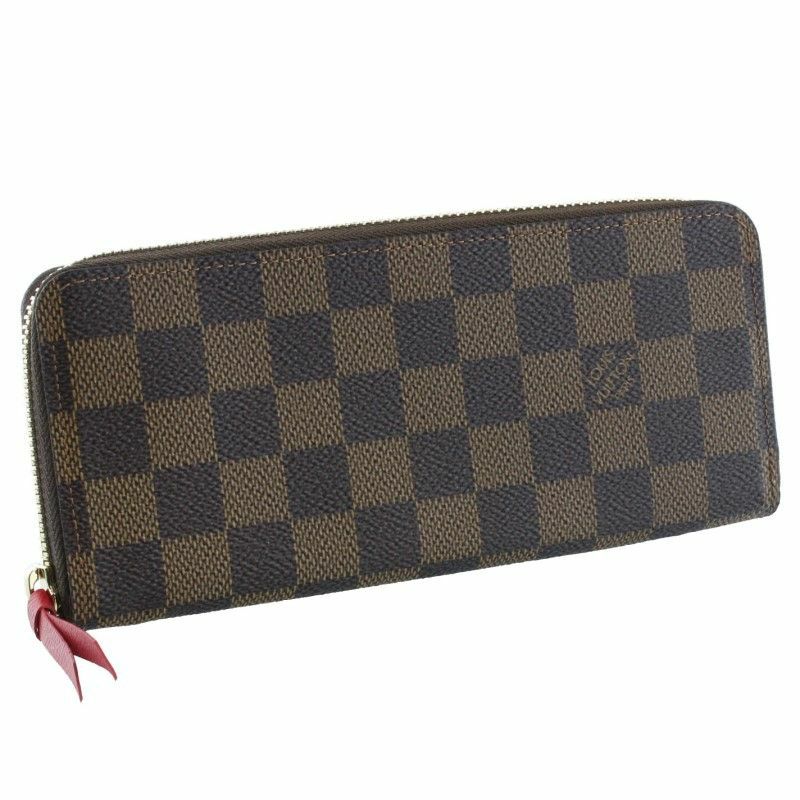 ルイヴィトン LOUIS VUITTON 長財布 ダミエ・エベヌ ポルトフォイユ・クレマンス スリーズ N60534
