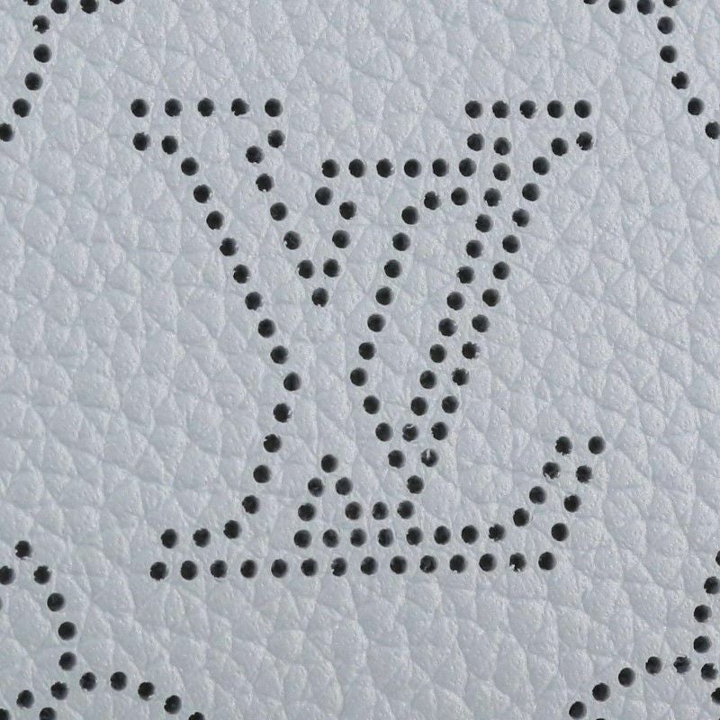 LOUIS VUITTON ルイヴィトン 二つ折り財布 マヒナ ポルトフォイユ・クレア ブルー M81705