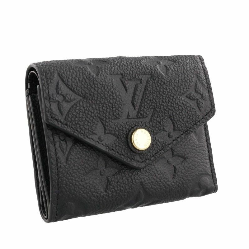 ルイヴィトン LOUIS VUITTON 三つ折り財布 アンプラント ポルトフォイユ・ゾエ ノワール M62935