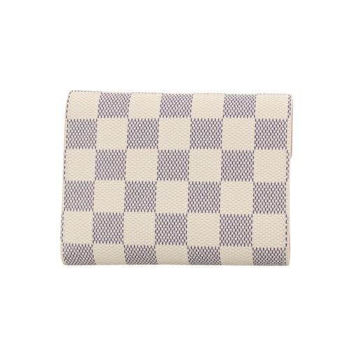 ルイヴィトン LOUIS VUITTON 三つ折り財布 ダミエ・アズール ポルトフォイユ・ヴィクトリーヌ N64022