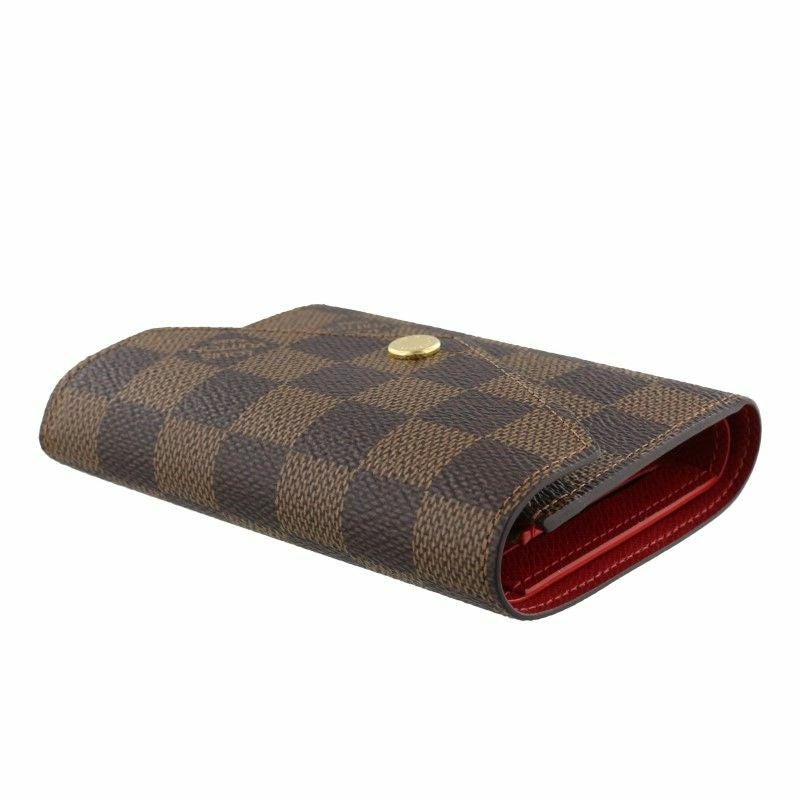 ルイヴィトン LOUIS VUITTON 三つ折り財布 ダミエ・エベヌ ポルトフォイユ・ヴィクトリーヌ N41659