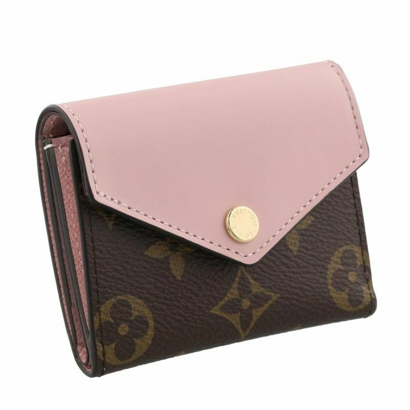 ❤️新品に近い❤️定価の半額以下‼️LV❤️モノグラム ❤️折り財布❤️L字❤️ユニセックス ルイヴィトン LOUIS VUITTON 三つ折り財布 ポルトフォイユ・ゾエ