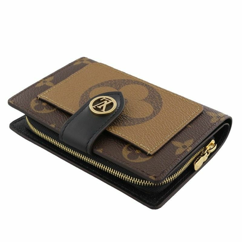 em310Louis Vuitton ポルトフォイユ・ジュリエット ルイヴィトンリバース ポルトフォイユ ジュリエット 14145 ブラウン