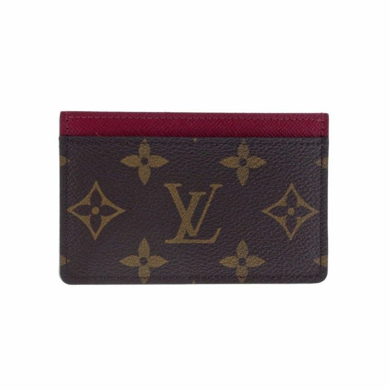 ルイヴィトン LOUIS VUITTON カードケース モノグラム ポルト カルト・サーンプル フューシャ M60703