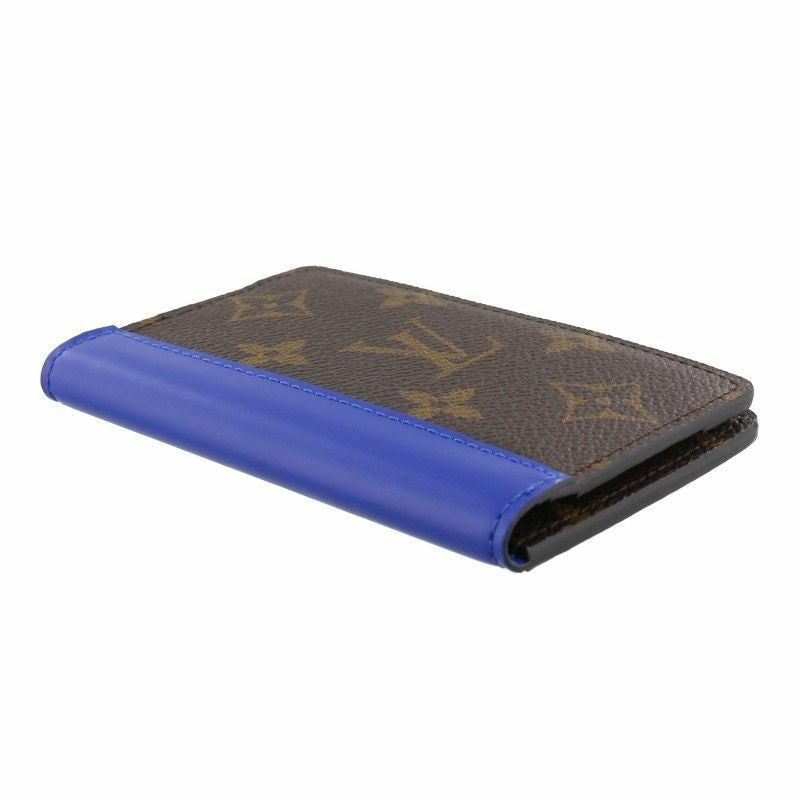 ルイヴィトン LOUIS VUITTON 名刺入れ モノグラム オーガナイザー・ドゥ ポッシュ ブルー M80778