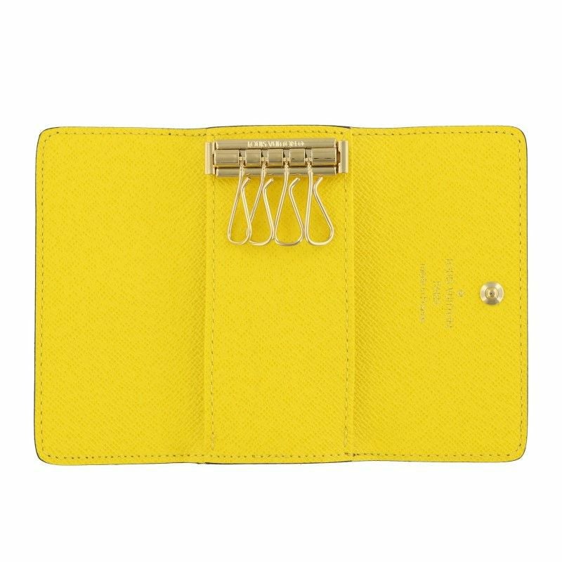 LOUIS VUITTON ルイヴィトン キーケース モノグラム ミュルティクレ ４ ブラウン M81938 ジョーヌ