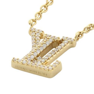 LOUIS VUITTON ルイヴィトン ネックレス・LV アイコニック ゴールド 