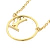 ルイヴィトン LOUIS VUITTON ネックレス レディース コリエ・LV エクリプス ゴールド M00762