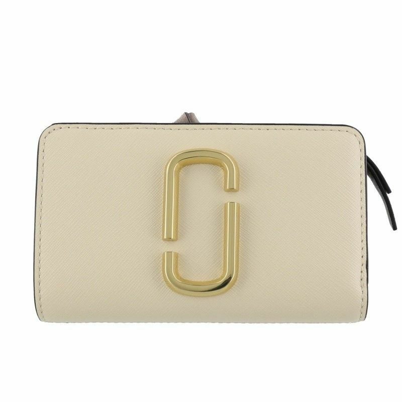マークジェイコブス MARC JACOBS 二つ折り財布 スナップショット M0013356 136 NEWCLOUDWHITEMULTI