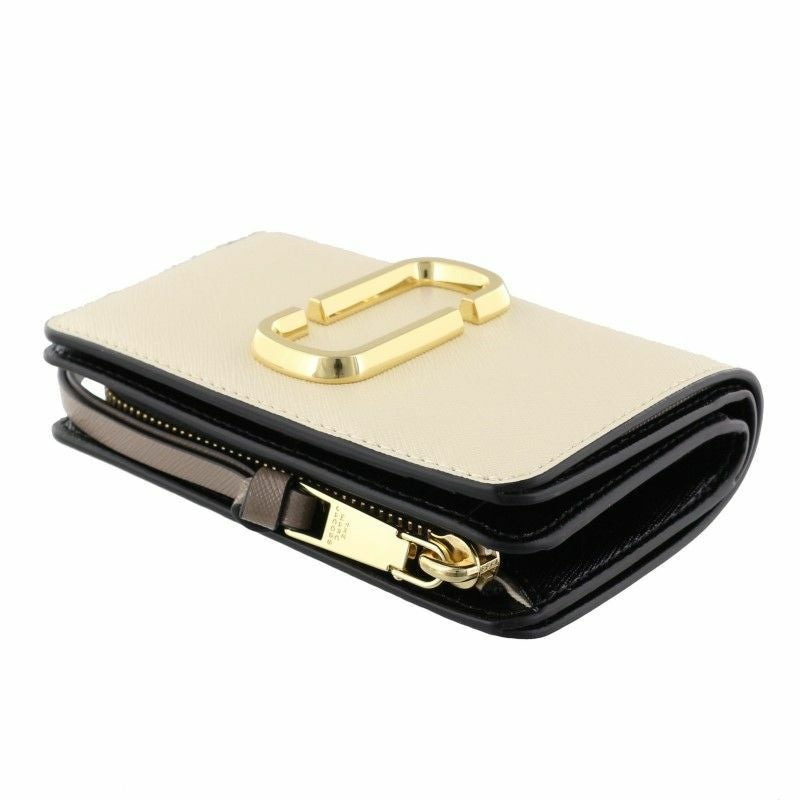 マークジェイコブス MARC JACOBS 二つ折り財布 スナップショット M0013356 136 NEWCLOUDWHITEMULTI