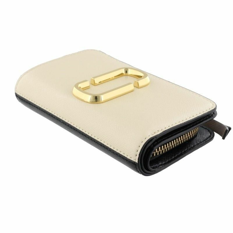マークジェイコブス MARC JACOBS 二つ折り財布 スナップショット M0013356 136 NEWCLOUDWHITEMULTI