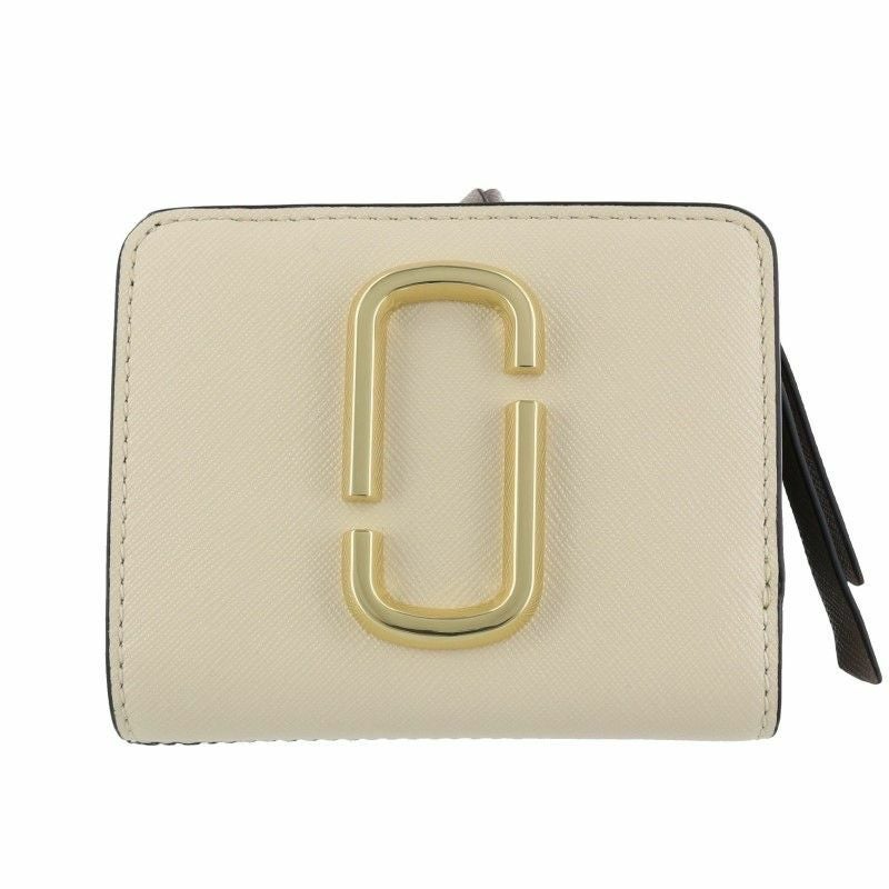 マークジェイコブス MARC JACOBS 二つ折り財布 スナップショット M0013360 136 NEWCLOUDWHITEMULTI