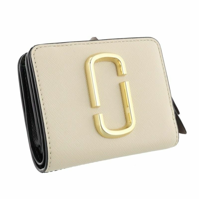 マークジェイコブス MARC JACOBS 二つ折り財布 スナップショット M0013360 136 NEWCLOUDWHITEMULTI