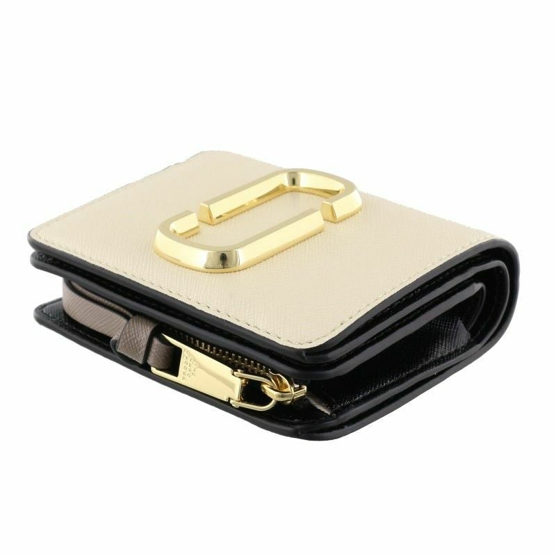 マークジェイコブス MARC JACOBS 二つ折り財布 スナップショット M0013360 136 NEWCLOUDWHITEMULTI