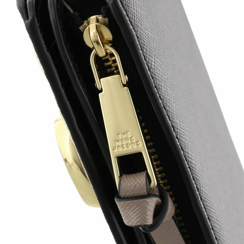 マークジェイコブス MARC JACOBS 二つ折り財布 スナップショット M0013360 136 NEWCLOUDWHITEMULTI