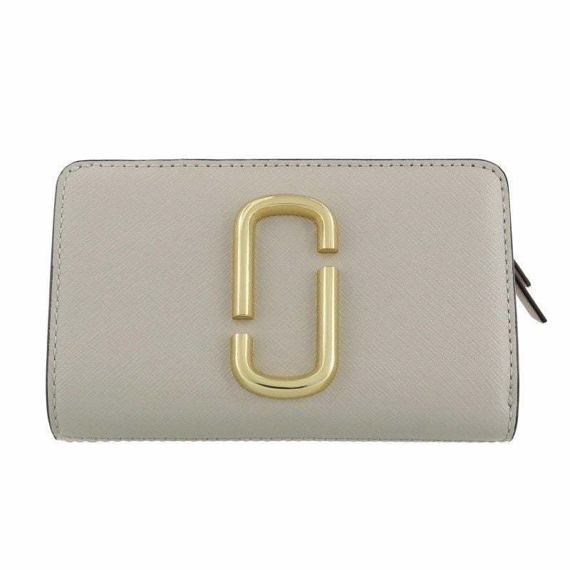 マークジェイコブス MARC JACOBS 二つ折り財布 スナップショット グレー M0014281 088