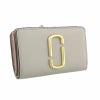 マークジェイコブス MARC JACOBS 二つ折り財布 スナップショット グレー M0014281 088