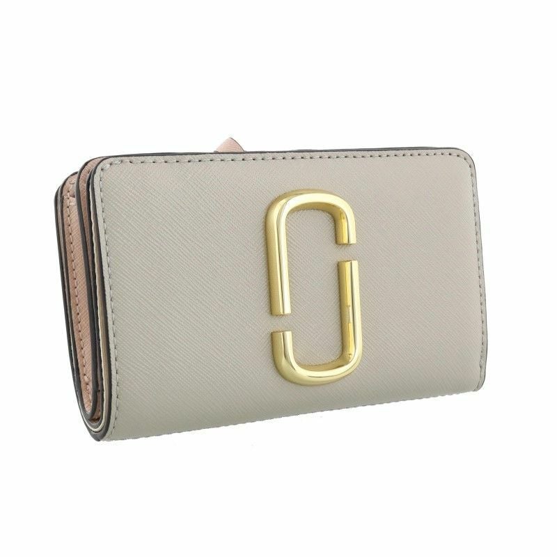 マークジェイコブス MARC JACOBS 二つ折り財布 スナップショット グレー M0014281 088