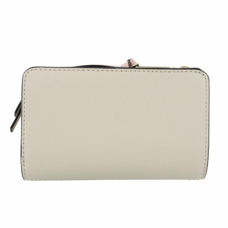 マークジェイコブス MARC JACOBS 二つ折り財布 スナップショット グレー M0014281 088