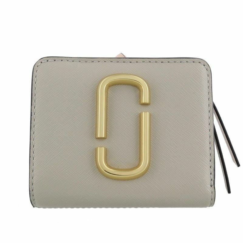 マークジェイコブス MARC JACOBS 二つ折り財布 スナップショット グレー M0014282 088