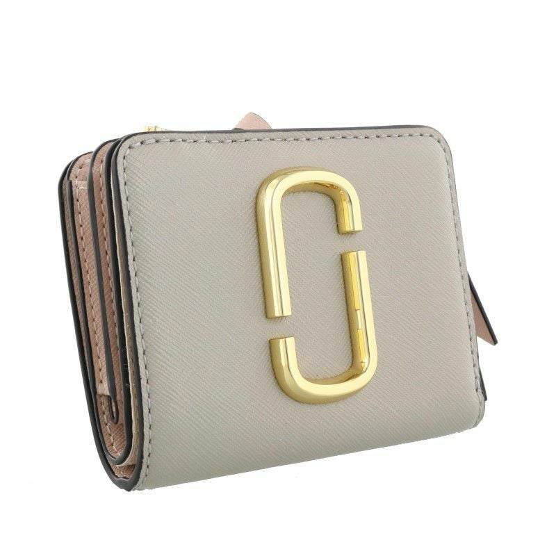 マークジェイコブス MARC JACOBS 二つ折り財布 スナップショット グレー M0014282 088