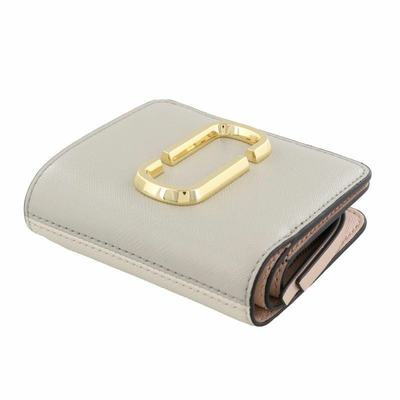 マークジェイコブス MARC JACOBS 二つ折り財布 スナップショット グレー M0014282 088
