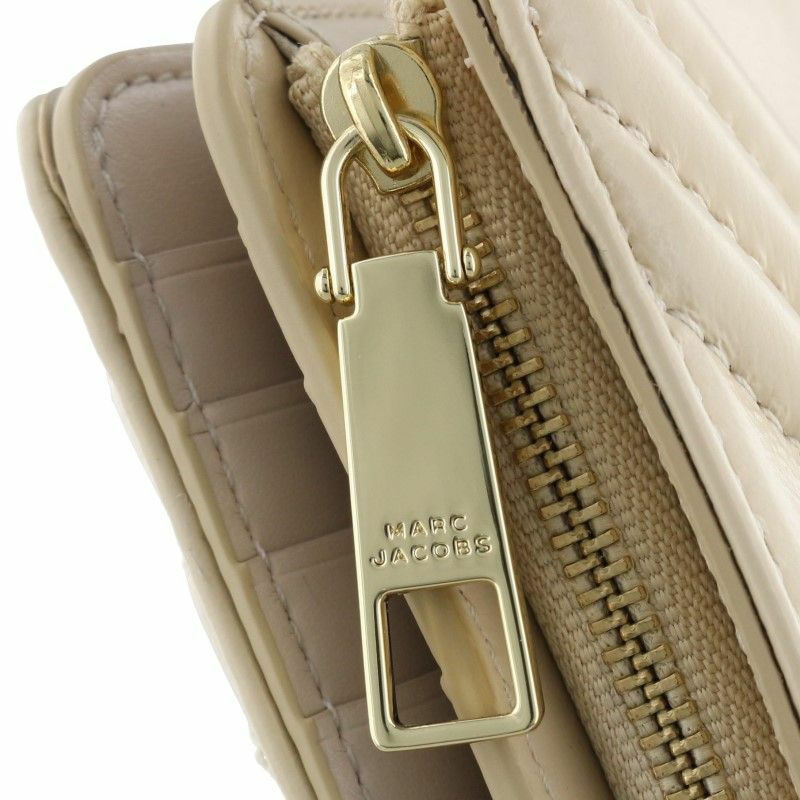 マークジェイコブス MARC JACOBS 二つ折り財布 レディース ベージュ S120L01FA21 271