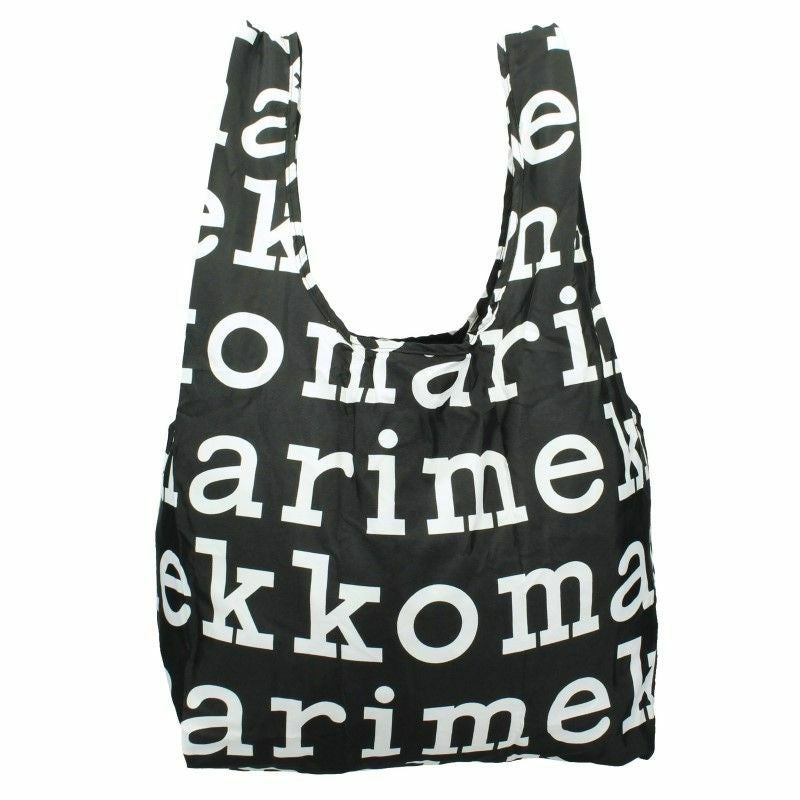 マリメッコ marimekko エコバッグ 048854 910 BK/WH | GINZA LoveLove