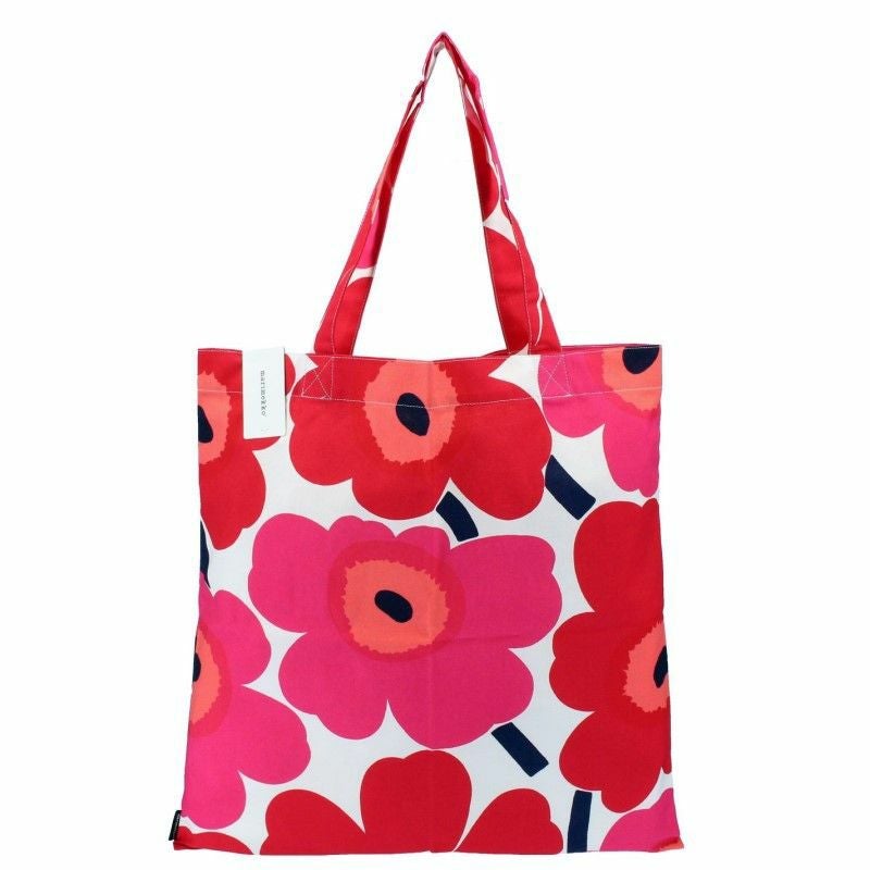 マリメッコ marimekko トートバッグ 067572 001 ホワイト/レッド PIENI
