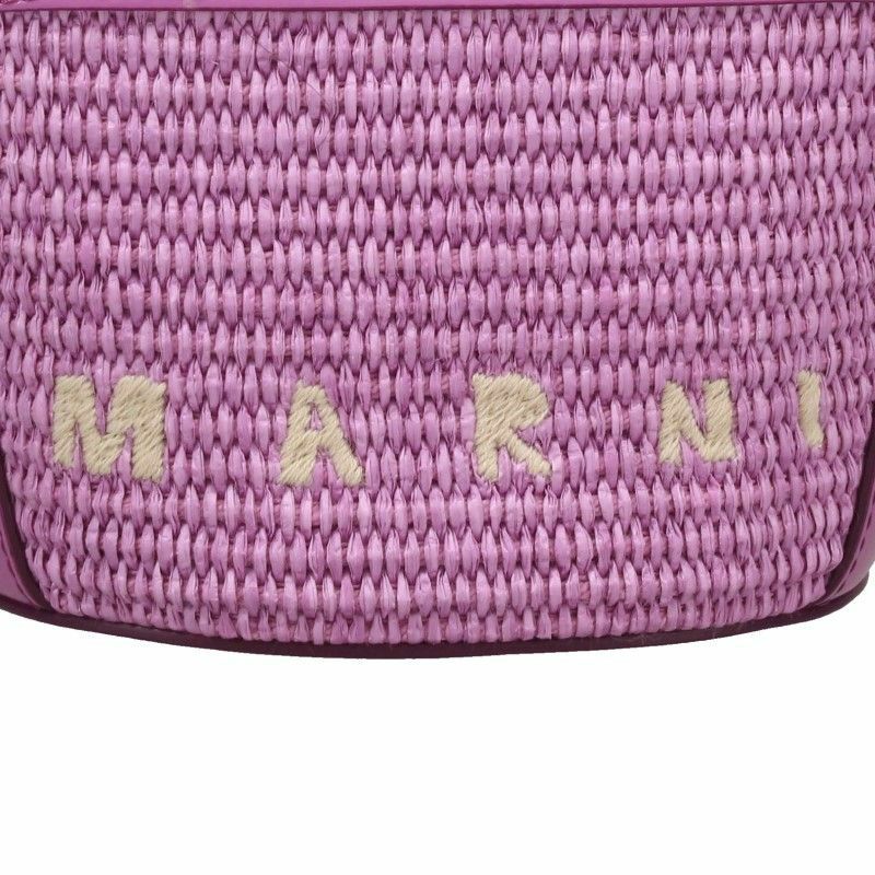 マルニ MARNI かごバッグ ハンドバッグ レディース ピンク BMMP0067Q0