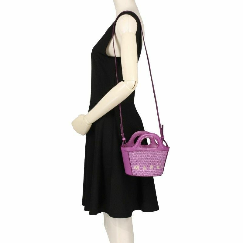 マルニ MARNI かごバッグ ハンドバッグ レディース ピンク BMMP0067Q0
