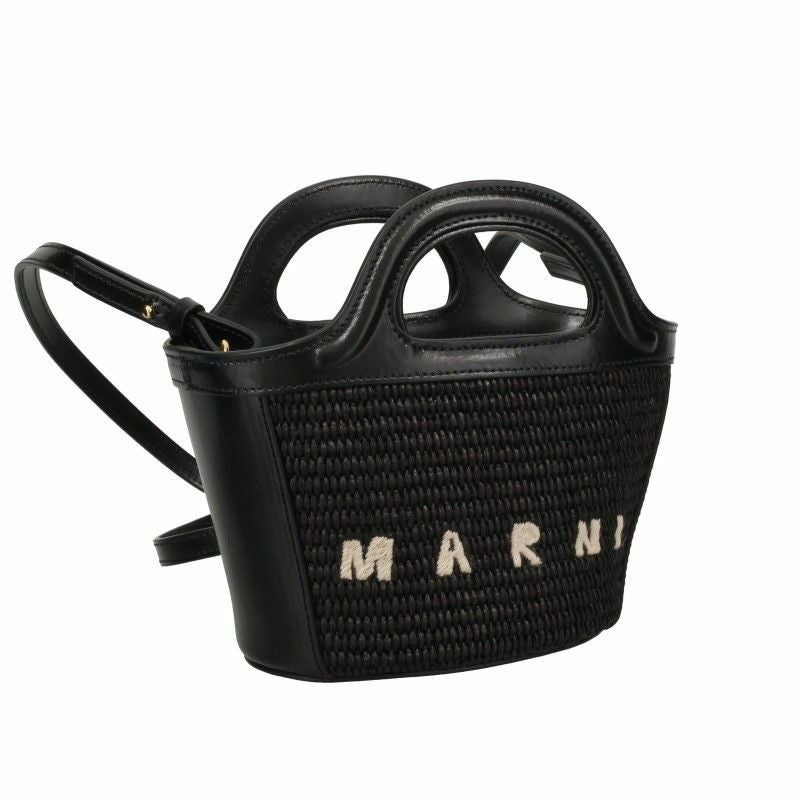 マルニ MARNI かごバッグ ハンドバッグ レディース ブラック BMMP0067Q0 P3860 00N99 BLACK