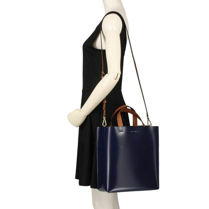 マルニ MARNI トートバッグ レディース ネイビー SHMPV01TY3 LV639