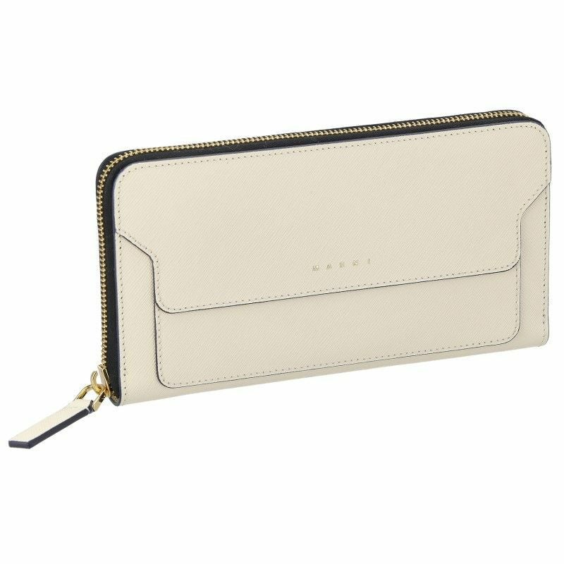 MARNI 長財布 新品マルニ MARNI 長財布 ラウンドファスナー長財布 白 