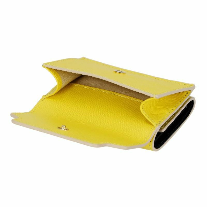 マルニ MARNI 三つ折り財布 ミニ財布 折財布 レディース イエロー