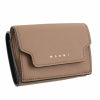 マルニ MARNI 三つ折り財布 レディース PFMOW02U07 LV520 Z470N BROWN SUGAR
