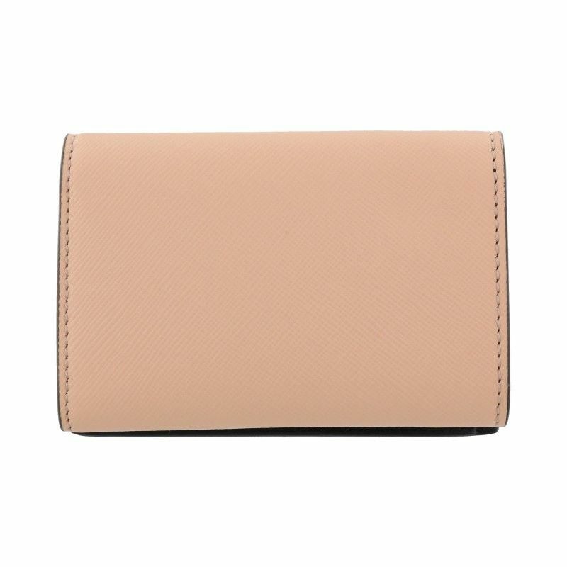 マルニ MARNI 三つ折り財布 レディース PFMOW02U23 LV520 Z541N CHINA RED SHELL