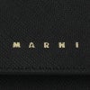 マルニ MARNI 三つ折り財布 レディース ブラック PFMOW02U07 LV520 Z360N BLACK