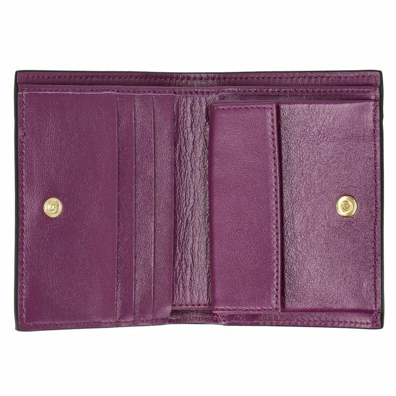マルニ MARNI 二つ折り財布 レディース PFMO0055U2 P2644 ZO220 PLUM SHELL