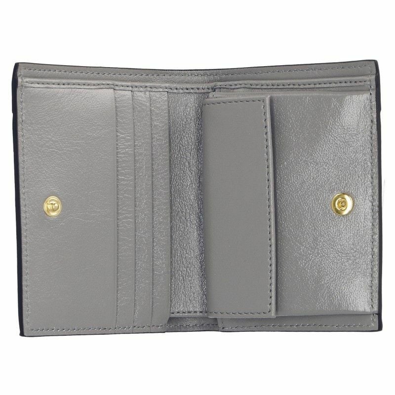 マルニ MARNI 二つ折り財布 レディース PFMO0055U2 P2644 ZO221 ASH NAVY BLUE