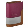 マルニ MARNI 二つ折り財布 レディース PFMOQ14U13 LV520 Z563N PLUM ASH MOCA
