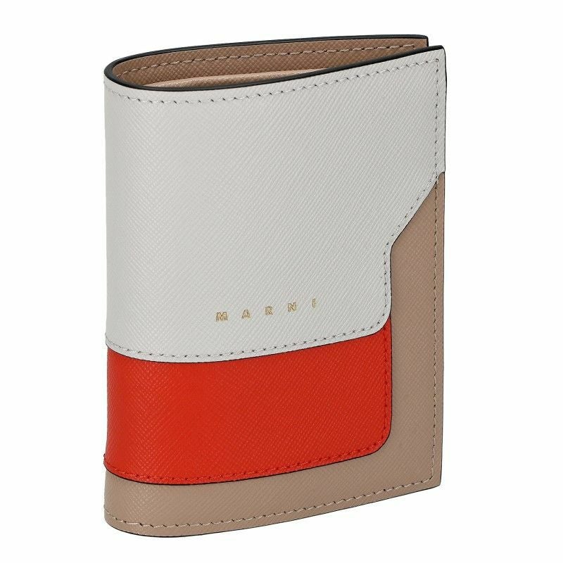マルニ MARNI 二つ折り財布 レディース TRUNK TRI COLOR PFMOQ14U13