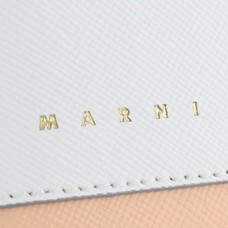 マルニ MARNI 二つ折り財布 レディース ホワイト PFMOQ14U13 LV520 Z539G